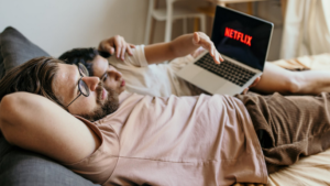 watching netflix